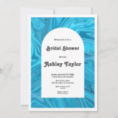 Modern Abstract Vrijgezellenfeest met stijlvolle b Kaart (Voorkant)