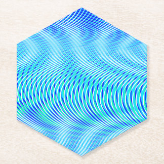Modern Abstract water Summer Psychedelic Trippy Kartonnen Onderzetters