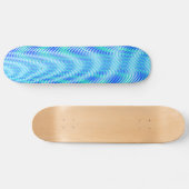 Modern Abstract water Summer Psychedelic Trippy Persoonlijk Skateboard (Horizontaal)