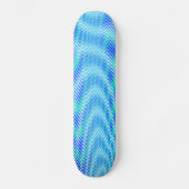 Modern Abstract water Summer Psychedelic Trippy Persoonlijk Skateboard (Voorkant)