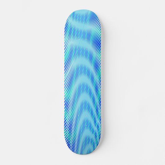 Modern Abstract water Summer Psychedelic Trippy Persoonlijk Skateboard (Voorkant)