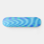    Modern Abstract Water Zomer Psybient Trippy Persoonlijk Skateboard (Horizontaal)