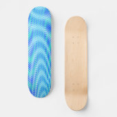    Modern Abstract Water Zomer Psybient Trippy Persoonlijk Skateboard (Voorkant)