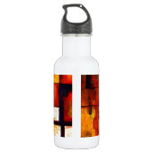 Modern Abstract Waterfles (Achterkant)