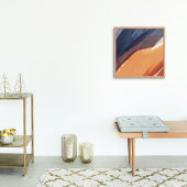 Modern Abstract Waterverf Glanzend Poster