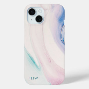 Modern Abstract Waterverf telefoonhoesje iPhone 15 Case