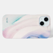 Modern Abstract Waterverf telefoonhoesje Case-Mate iPhone Case (Achterkant (horizontaal))