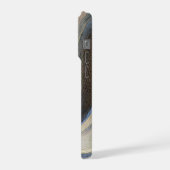 Modern abstract wavy texture design iPhone hoesje (Linkerkant)