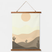 Modern Abstract woestijnlandschap Hangend Wandkleed (Voorkant)
