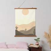 Modern Abstract woestijnlandschap Hangend Wandkleed (Slaapkamer)