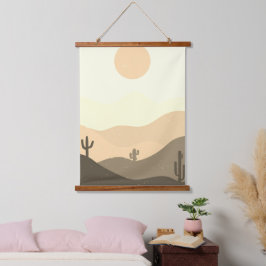 Modern Abstract woestijnlandschap Hangend Wandkleed