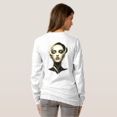 Modern Abstract Woman Portrait T-Shirt (Achterkant volledig)