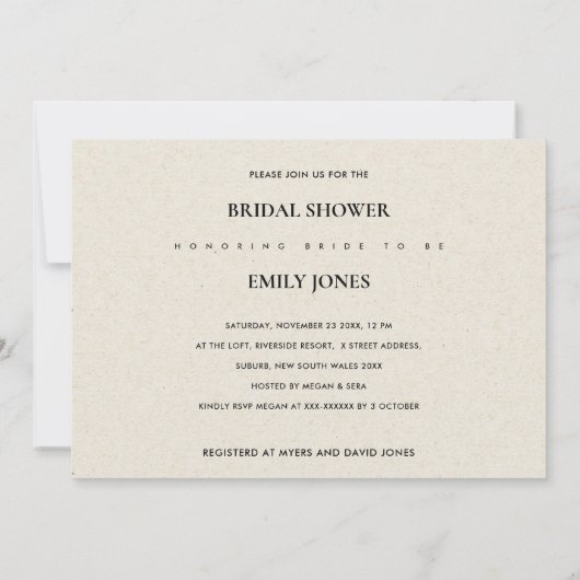 MODERN ABSTRACT ZFT BLUSH VRIJGEZELLENFEEST INVITE BEDANKKAART (Achterkant)