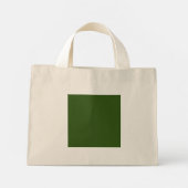 MODERN abstract zuigen in olijfgroen-mozaïekachtig Mini Tote Bag (Achterkant)