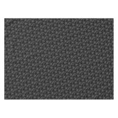 Modern Abstract zwart-grijs patroon Tafelkleed (Voorkant (Horizontaal))