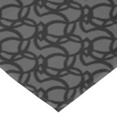 Modern Abstract zwart-grijs patroon Tafelkleed (Gekanteld)