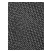 Modern Abstract zwart-grijs patroon Tafelkleed (Voorkant)