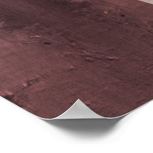 Modern Abstract Zwart Rood & Goud Wall Art Poster (Hoek)