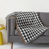 Modern Abstract zwart-wit Deken