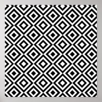 Modern abstract zwart wit geometrisch patroon