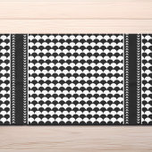 Modern Abstract zwart-wit Tafelkleed