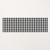 Modern Abstract zwart-wit Yogamat (Achterkant (horizontaal))