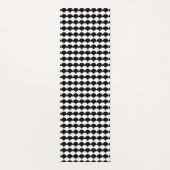 Modern Abstract zwart-wit Yogamat (Voorkant)