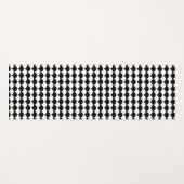 Modern Abstract zwart-wit Yogamat (Voorkant (horizontaal))