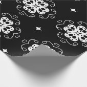 modern abstracte bloemen inpakpapier (Hoek)