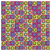 Modern Abstracte Cirkels Patroon Stof (Close Up)
