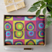 Modern Abstracte Cirkels Patroon Tissuepapier (Geschenk)