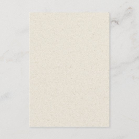 MODERN ABSTRACTE KRAFT BLUSH PEACH WEDDING DETAIL INFORMATIEKAARTJE (Achterkant)