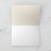 MODERN ABSTRACTE SOFT PEACH PINK KRAFT WEDING BEDANKKAART (Binnen)