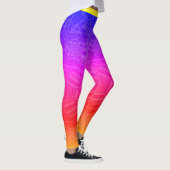 MODERN abstracte tekening in-geel-roze-blauw-mozaï Leggings (Rechts)