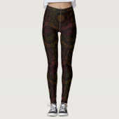 MODERN abstracte tekening in zwart-lichte mozaïekb Leggings (Voorkant)
