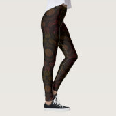 MODERN abstracte tekening in zwart-lichte mozaïekb Leggings (Rechts)