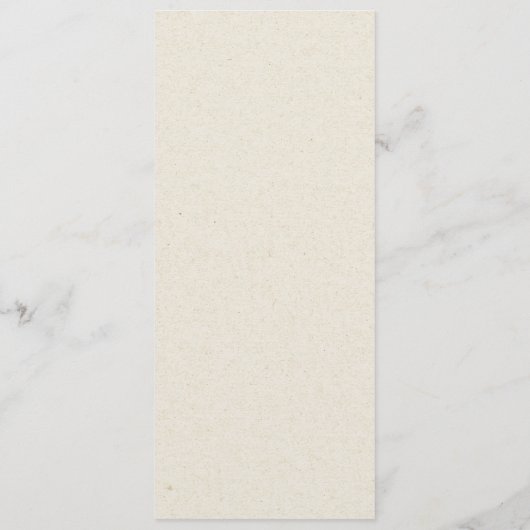 MODERN ABSTRACTE ZACHTE ORANJE RUST KRAFT WEDING MENU (Achterkant)