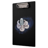 Modern Abstraction Black en Blue Klembord (Links)