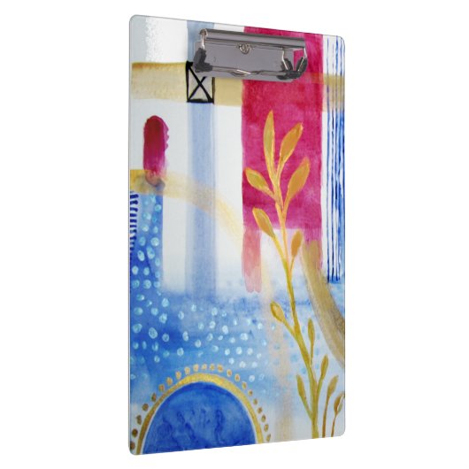 Modern Abstraction Black en Red Klembord (Rechts)