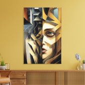 Modern Abstractions Canvas Afdruk (Insitu (Woonkamer))