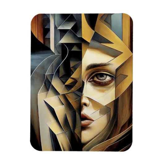 Modern Abstractions Magneet (Verticaal)