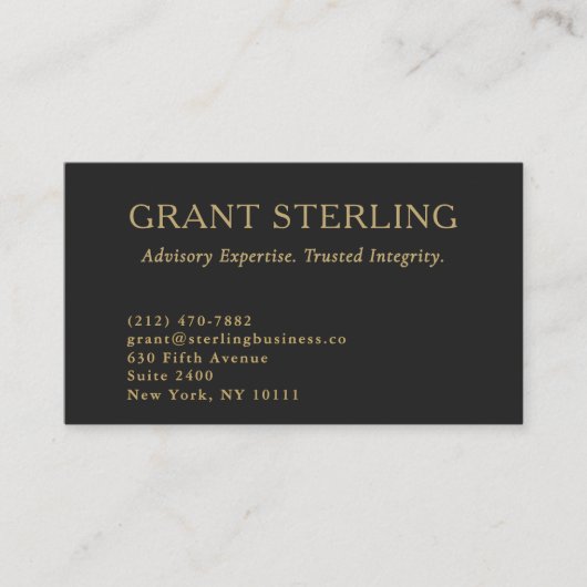 Modern Accountant CPA Professional QR Code Visitekaartje (Voorkant)