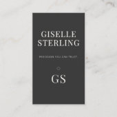 Modern Accountant Tax Preparer CPA Visitekaartje (Voorkant)