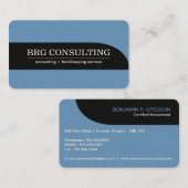 Modern accountant Visitekaartje (Voorkant / Achterkant)