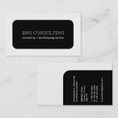 Modern accountant Visitekaartje (Voorkant / Achterkant)