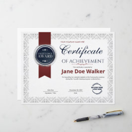 Modern Achievement Certificate
