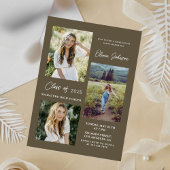 Modern Acryl 4 foto's Afstuderen Aankondiging