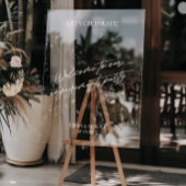 Modern acryl welkomstbord verlovingsfeest acryl bord