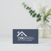 Modern Add Logo Verbouwing Visitekaartje (Staand voorkant)