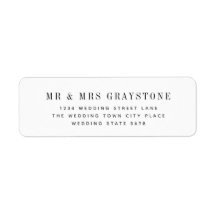 Modern adres voor retourzending